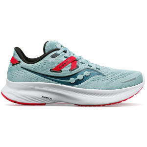 WOMENS SAUCONY GUIDE 16, MINERAL/ROSE